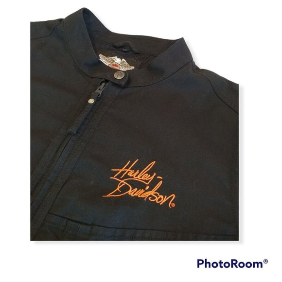 Women's Large L Harley-Davidson Cotton Jacket 97550-10VW NO LINER - Picture 4 of 8